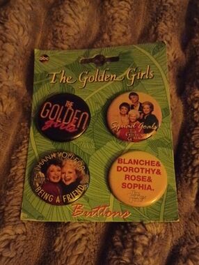 The Golden Girls Collectible Button Set - Multicolor